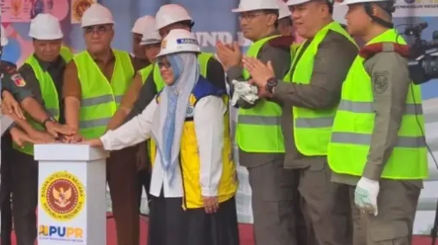 Launching Groundbreaking pembangunan Asrama Mahasiswa Nusantara (AMN) di Desa Kalasey Dua, Kecamatan Mandolang, Kabupaten Minahasa